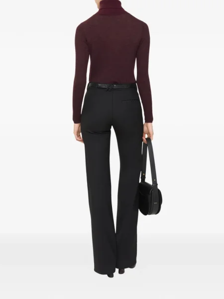 Pantaloni Burberry de lână negru