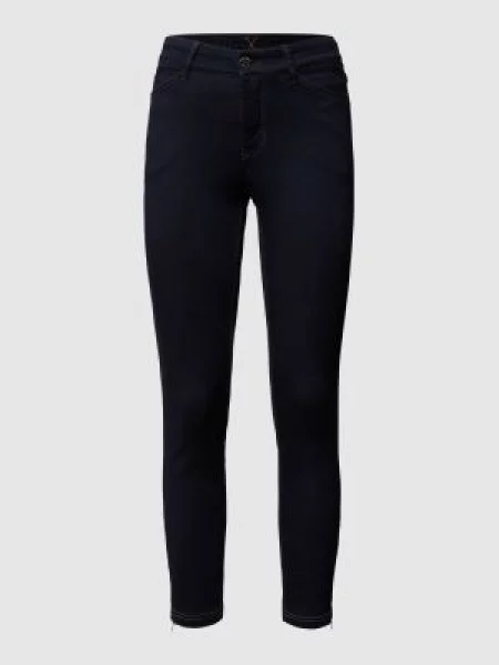 Jeansy o kroju skinny fit z dodatkiem streczu model ‘DREAM CHIC’ Mac granatowe
