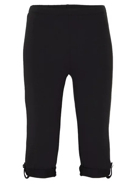 Legginsy rybaczki z bawełny organicznej czarne
