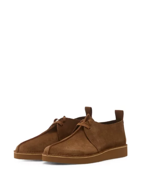 Botine Clarks din piele de căprioară maro
