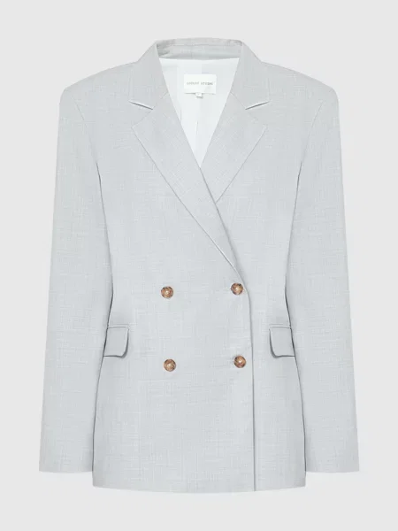 Двобортний жакет DONAU з вовни Lou Lou Studio сірий