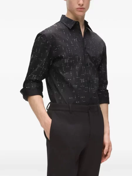 Stras cămașă Karl Lagerfeld negru