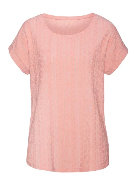 VIVANCE Tricou închis / roz albastru