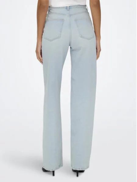 ONLY Jeans hlače Juicy Wide Leg modra