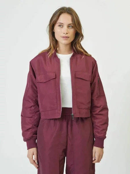Co'couture Átmeneti dzseki borvörös