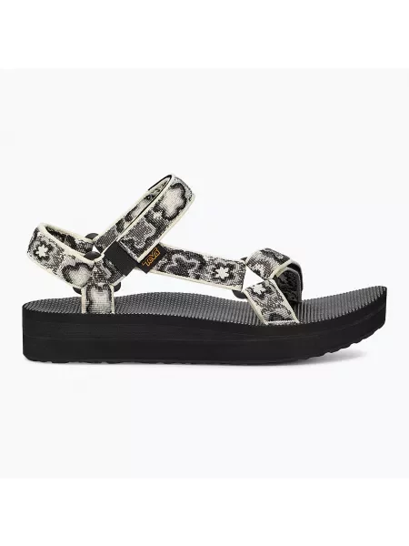 Sandały Teva Midform Universal neon floral black / white szare