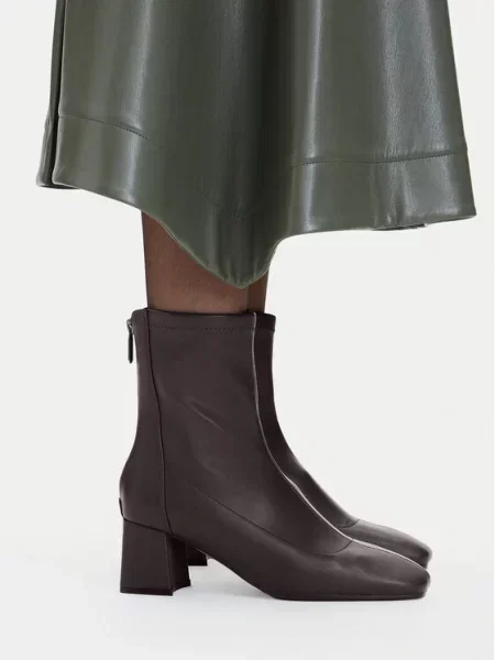 Nine West Μποτάκια 01 καφέ