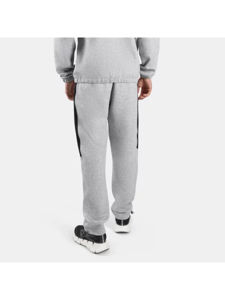 Reebok spodnie Dreamblend Spacer o prostych nogawkach male Athletic Grey Marl/Black Size: XS czarne