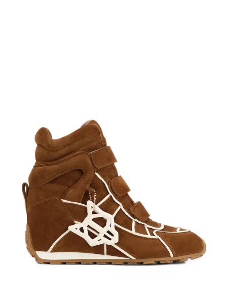 Szarvasbőr sneaker Naked Wolfe barna