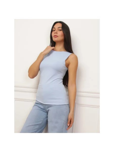 Top La Modeuse plava