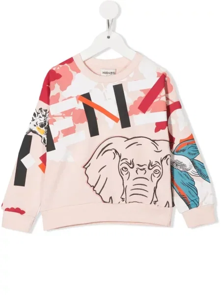 Bluza dziecięca Kenzo różowa