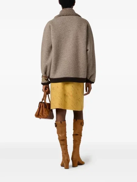 Kurtka bomber Miu Miu polarowy