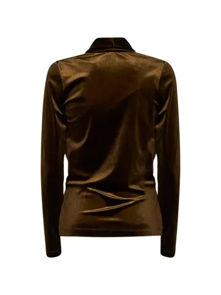 Top Blanca Vita drapat plic maro