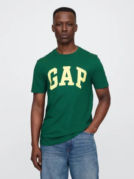 Tricou Gap fără armătură cu autograf albastru
