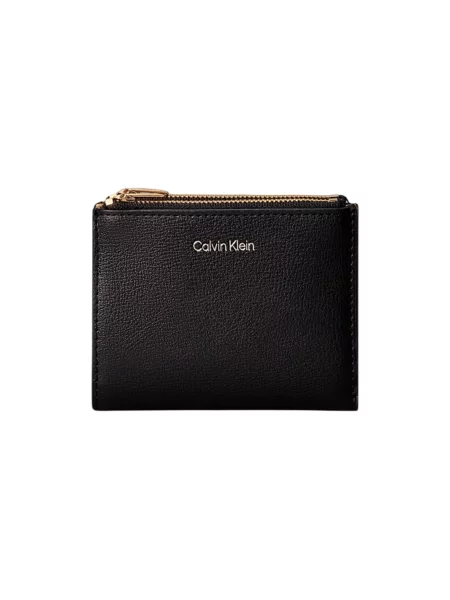 Blugi Calvin Klein din piele cu autograf negru