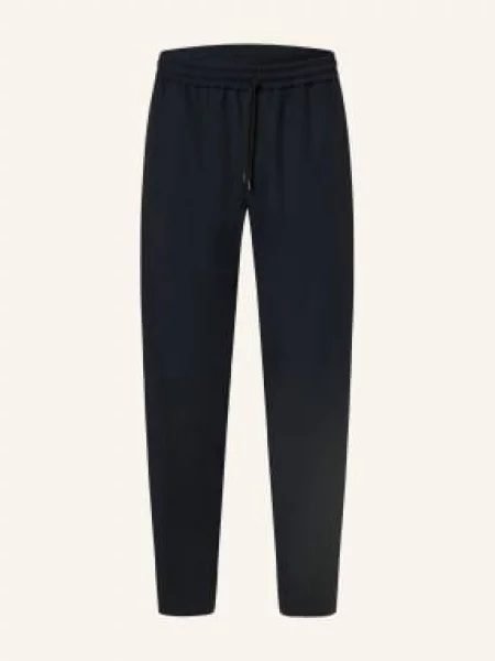 Harris Wharf London Slim Fit Kalhoty navy blue modré