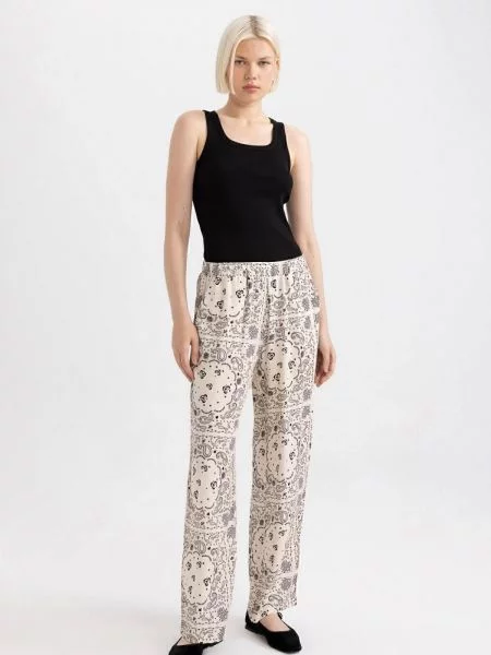 Spodnie Defacto z wzorem paisley