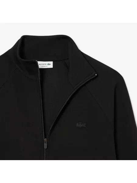 Толстовка Lacoste з джерсі чорна
