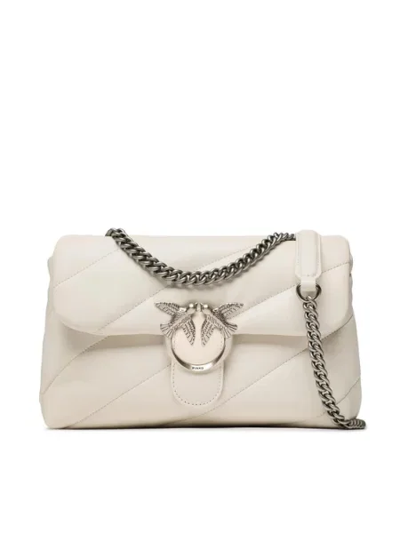 Pinko crossbody torba za žene kožna bež
