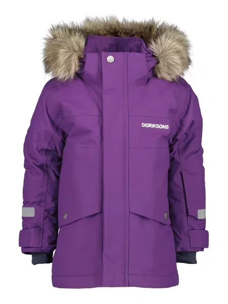 Didriksons Dětská bunda BJÄRVEN KIDS PARKA fialová