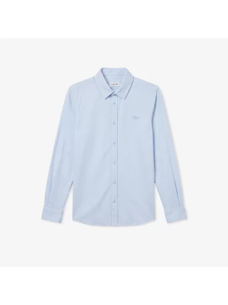 Lacoste Koszula Slim Fit Jasnoniebieska niebieski