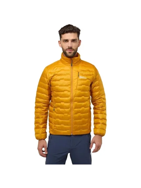 Geacă cu puf Jack Wolfskin portocaliu