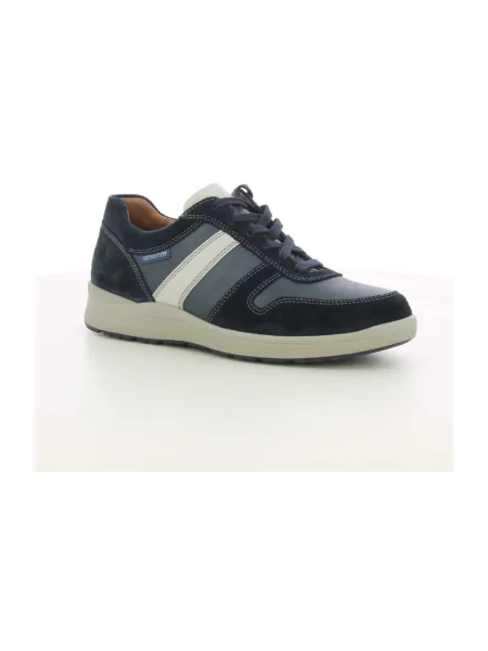 Sneakersy Mephisto skórzane niebieskie