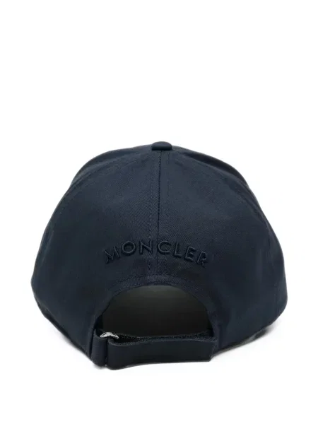 Șapcă Moncler cu autograf albastru