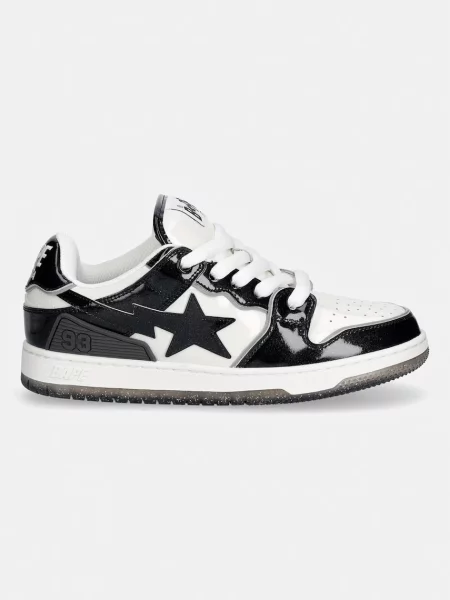 Кожаные кроссовки A Bathing Ape