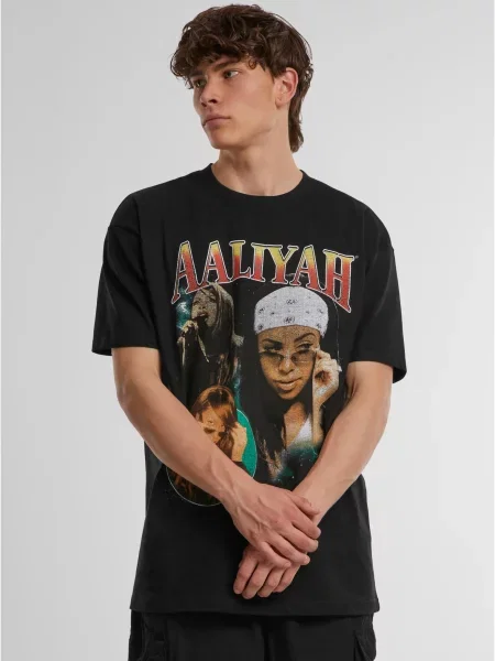 Koszulka Merchcode retro czarna