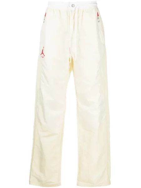 Běžecké kalhoty Nike X Off-white s potiskem bílé