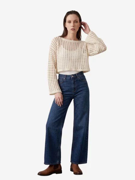 My fashion Top Strickoberteile krém