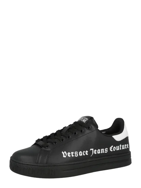 Sneakerși Versace Jeans Couture din piele negru