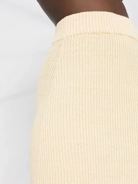 Pletené maxi cvaknutí maxi sukně Jil Sander