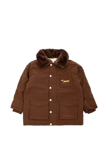 Parka dziecięca Mini Rodini brązowa