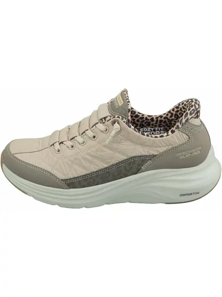 Sneakersy Skechers brązowe