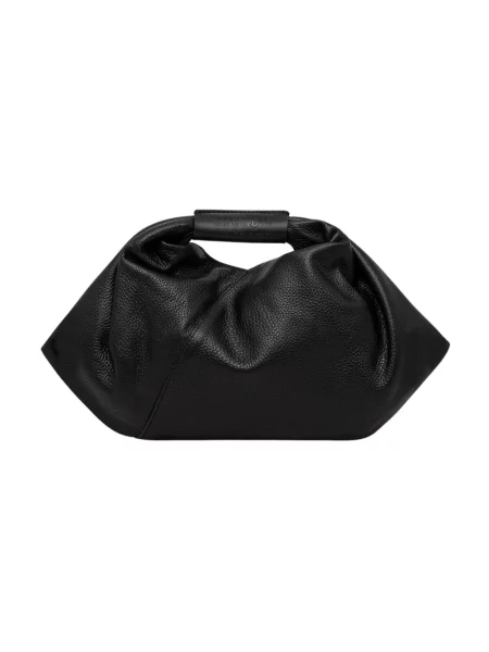 Maison Margiela torebka skórzana Japanese Draped Mini czarny