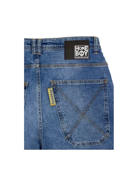 Pantaloni scurți din denim Homeboy albastru