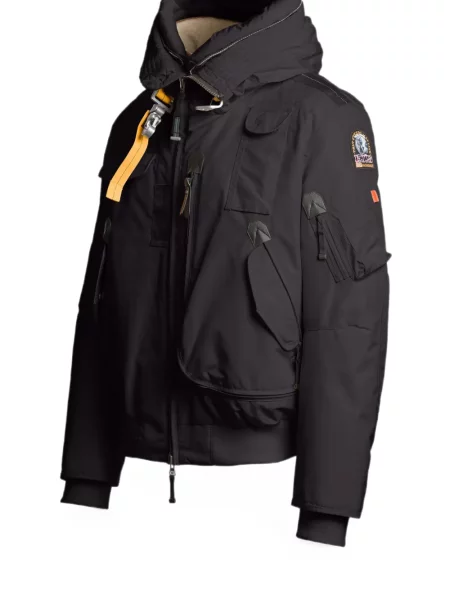 Geacă bomber Parajumpers cu glugă gri