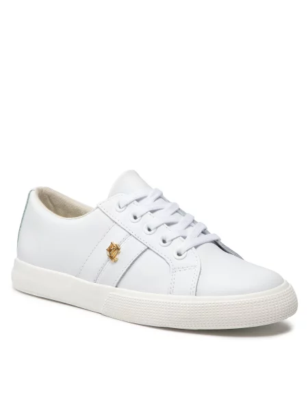 Superge Lauren Ralph Lauren Janson II White bela