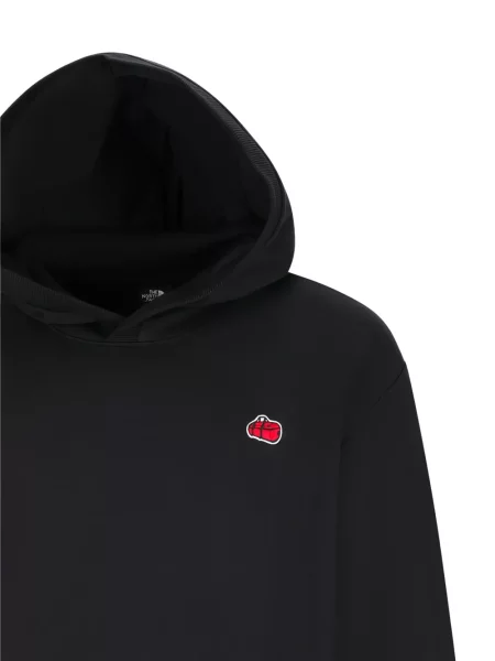 Дълго суичър с качулка The North Face черно