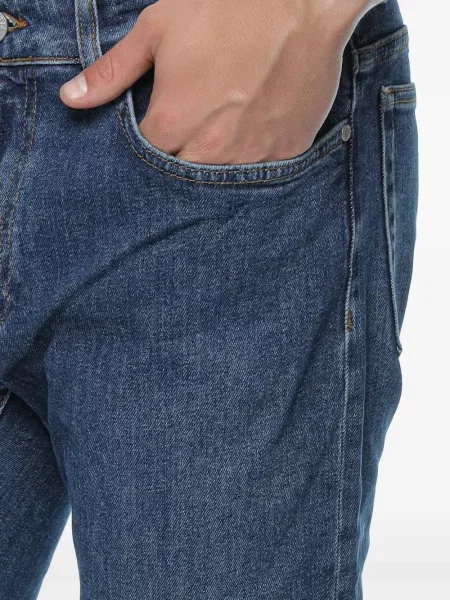 Blugi drepți Trussardi albastru