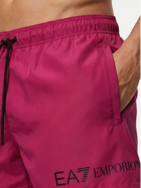 Emporio Armani Plaukimo šortai rožinė
