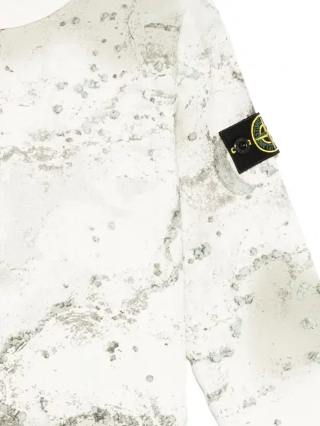 Bluza dziecięca Stone Island biała