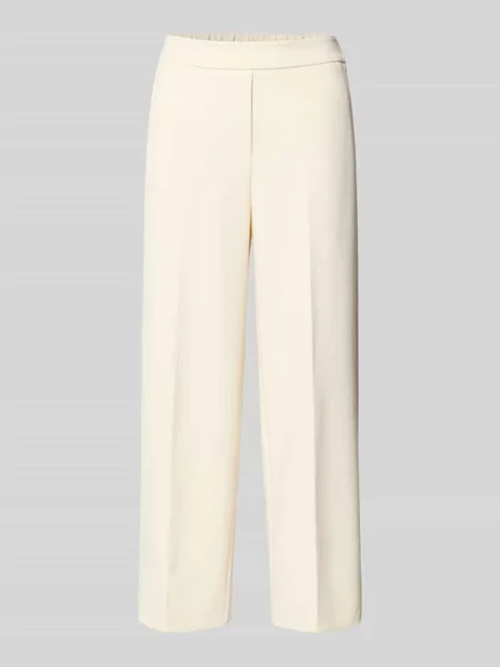 Spodnie capri o kroju regular fit z dodatkiem model ‘Culotte’ S.oliver Red Label białe