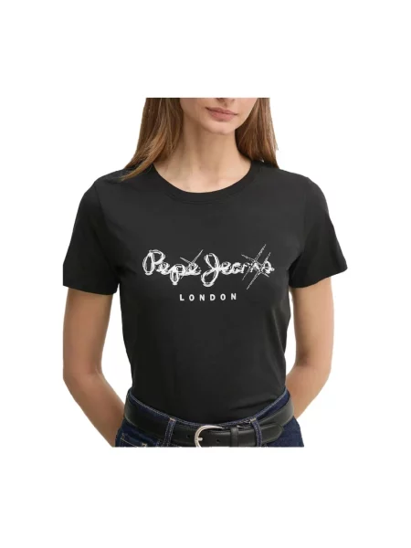 Koszulka polo Pepe Jeans klasyczna czarna