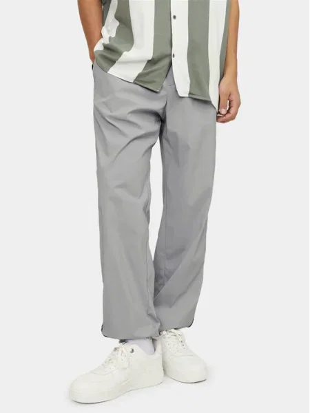 Jack&Jones Долнище анцуг Karl сив