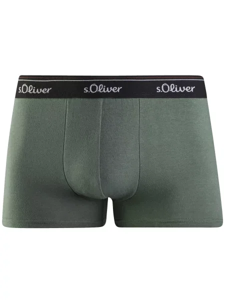 S.Oliver Boxeri gri închis / oliv / negru alb