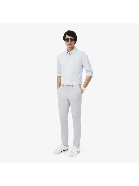 Lacoste Spodnie Slim Fit szare