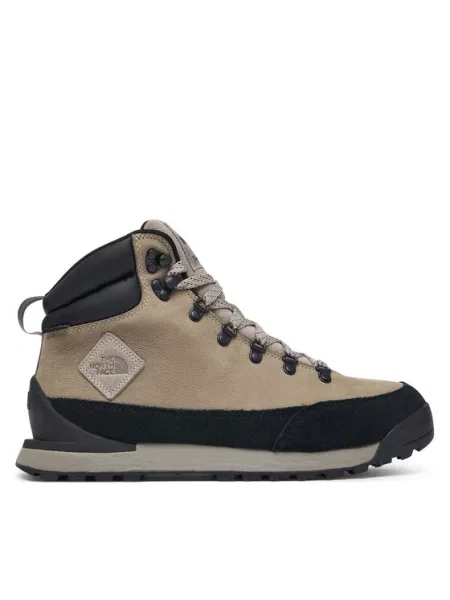 Pantofi The North Face din piele cu strasuri bej